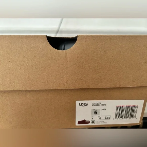 UGG Red Tasman Plush - Picture 6 of 6